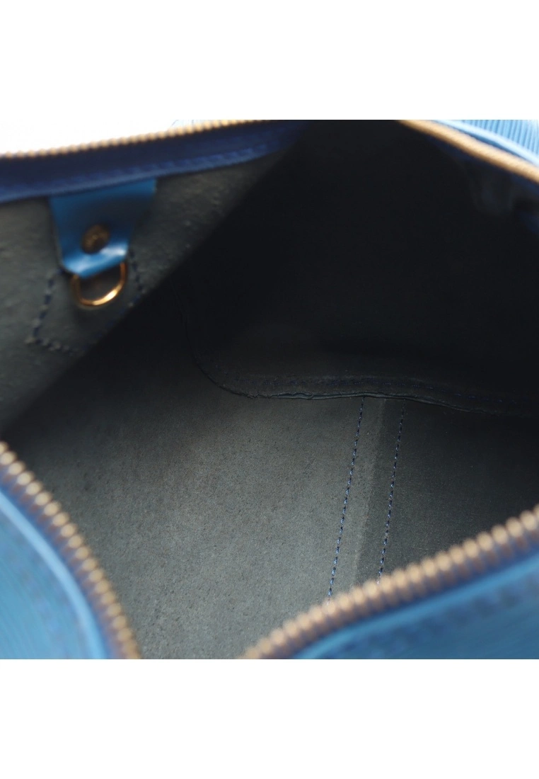 Pre-loved Speedy25 Waved Pattern toledo blue Genuine Leather Handbag Blue LOUIS VUITTON 5 Pre-loved Speedy25 Waved Pattern toledo blue Genuine Leather Handbag Blue LOUIS VUITTON - Image 3