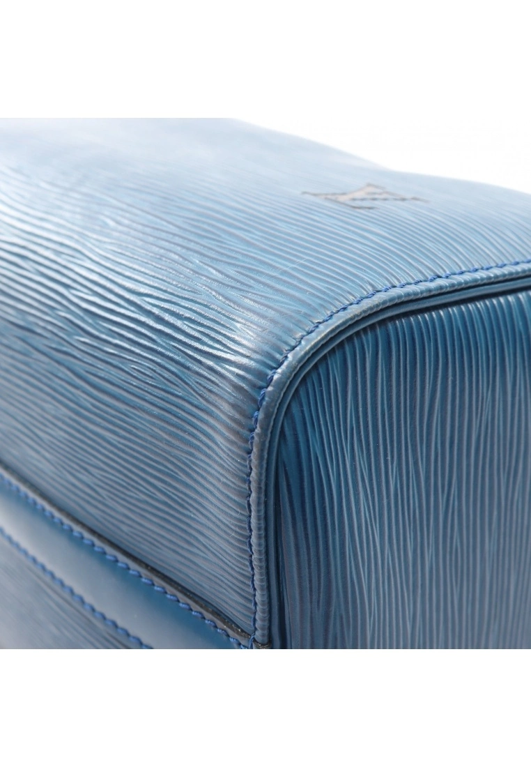 Pre-loved Speedy25 Waved Pattern toledo blue Genuine Leather Handbag Blue LOUIS VUITTON 6 Pre-loved Speedy25 Waved Pattern toledo blue Genuine Leather Handbag Blue LOUIS VUITTON - Image 4