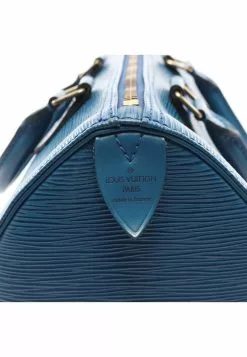 Pre-loved Speedy25 Waved Pattern toledo blue Genuine Leather Handbag Blue LOUIS VUITTON 15 Pre-loved Speedy25 Waved Pattern toledo blue Genuine Leather Handbag Blue LOUIS VUITTON -Louis Vuitton Shop louis vuitton 7352 0562146 6