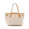 Pre-loved Neverfull PM white checkered Handbag Tote Bag PVC Genuine Leather white LOUIS VUITTON -Louis Vuitton Shop louis vuitton 7353 3862146 1