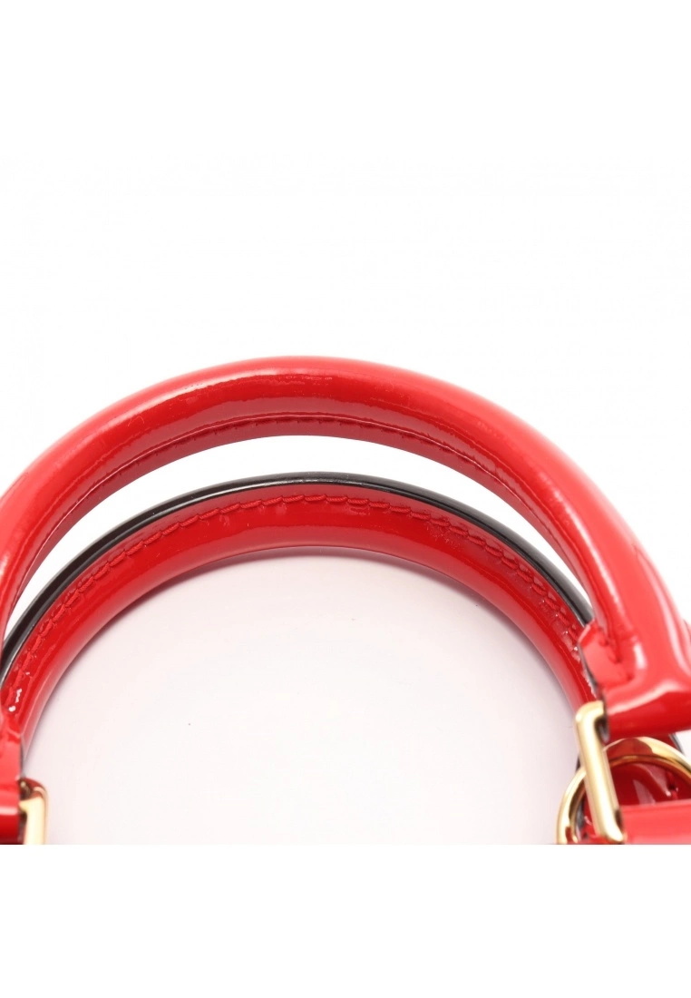 Pre-loved AlmaBB Classic Monogram Patent leather Cherry Red Genuine Leather Handbag Red 2 Way Style LOUIS VUITTON 4 Pre-loved AlmaBB Classic Monogram Patent leather Cherry Red Genuine Leather Handbag Red 2 Way Style LOUIS VUITTON - Image 2