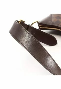 Pre-loved Thames PM Black checkerboard grid Shoulder Bag PVC Genuine Leather Brown LOUIS VUITTON -Louis Vuitton Shop louis vuitton 7356 5462146 4