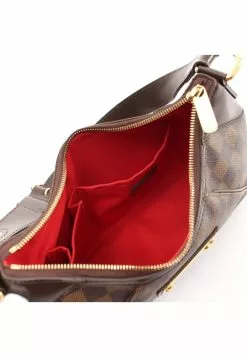 Pre-loved Thames PM Black checkerboard grid Shoulder Bag PVC Genuine Leather Brown LOUIS VUITTON -Louis Vuitton Shop louis vuitton 7357 5462146 6