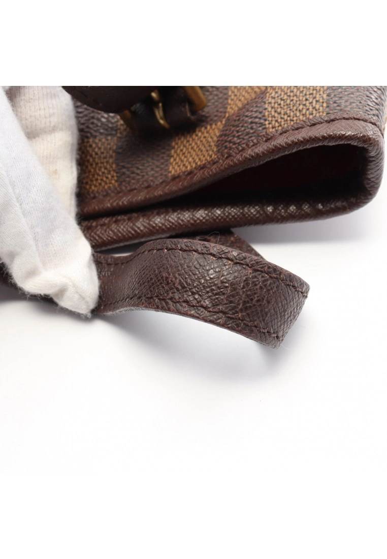 Pre-loved Malle Black checkerboard grid Shoulder Bag Tote Bag PVC Genuine Leather Brown LOUIS VUITTON 6 Pre-loved Malle Black checkerboard grid Shoulder Bag Tote Bag PVC Genuine Leather Brown LOUIS VUITTON - Image 4