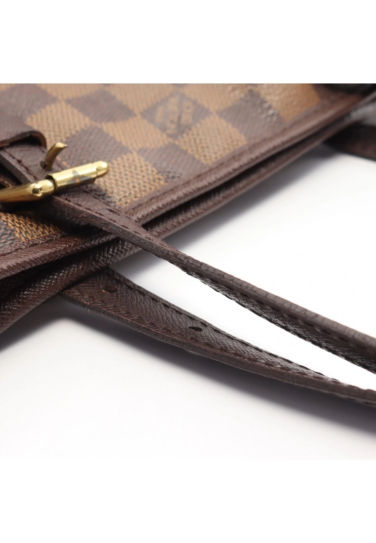 Pre-loved Malle Black checkerboard grid Shoulder Bag Tote Bag PVC Genuine Leather Brown LOUIS VUITTON 8 Pre-loved Malle Black checkerboard grid Shoulder Bag Tote Bag PVC Genuine Leather Brown LOUIS VUITTON - Image 6