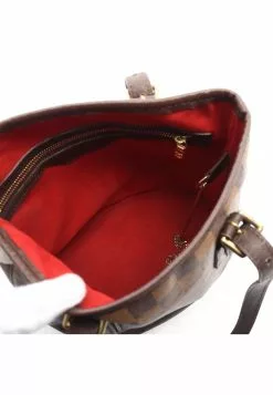 Pre-loved Malle Black checkerboard grid Shoulder Bag Tote Bag PVC Genuine Leather Brown LOUIS VUITTON 17 Pre-loved Malle Black checkerboard grid Shoulder Bag Tote Bag PVC Genuine Leather Brown LOUIS VUITTON -Louis Vuitton Shop louis vuitton 7359 3662146 8