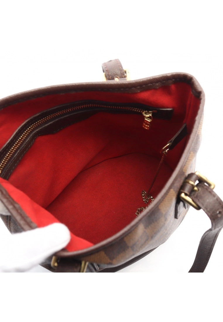 Pre-loved Malle Black checkerboard grid Shoulder Bag Tote Bag PVC Genuine Leather Brown LOUIS VUITTON 10 Pre-loved Malle Black checkerboard grid Shoulder Bag Tote Bag PVC Genuine Leather Brown LOUIS VUITTON - Image 8