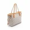 Pre-loved Neverfull PM white checkered Handbag Tote Bag PVC Genuine Leather white LOUIS VUITTON -Louis Vuitton Shop louis vuitton 7365 1172146 1