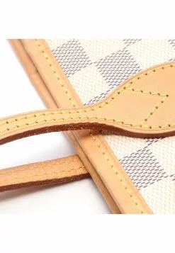 Pre-loved Neverfull PM white checkered Handbag Tote Bag PVC Genuine Leather white LOUIS VUITTON -Louis Vuitton Shop louis vuitton 7366 1172146 6