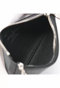 Pre-loved Pochette Cley Ink and black checkerboard grid Coin Pouch PVC Genuine Leather Black With Key Ring LOUIS VUITTON -Louis Vuitton Shop louis vuitton 7371 1662146 3