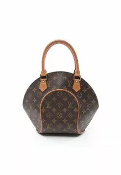 Pre-loved Ellipse PM Classic Monogram Handbag PVC Genuine Leather Brown LOUIS VUITTON