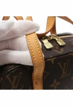 Pre-loved Spontini Classic Monogram Handbag PVC Genuine Leather Brown 2 Way Style LOUIS VUITTON -Louis Vuitton Shop louis vuitton 7377 8962146 4