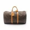 Pre-loved Keepall55 Classic Monogram Duffle Bag PVC Genuine Leather Brown LOUIS VUITTON -Louis Vuitton Shop louis vuitton 7382 3272146 1