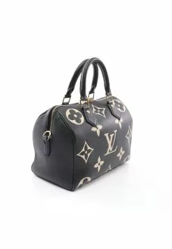 Pre-loved Speedy Bandouliere25 2 Colored Classic Monogram empreinte embossed Handbag PVC Genuine Leather Black Beige 2 Way Style LOUIS VUITTON -Louis Vuitton Shop louis vuitton 7385 0172146 5