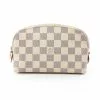 Pre-loved Pochette Cosmetic Pouch white checkered Small Pocket PVC Genuine Leather white LOUIS VUITTON 2 Pre-loved Pochette Cosmetic Pouch white checkered Small Pocket PVC Genuine Leather white LOUIS VUITTON -Louis Vuitton Shop louis vuitton 7385 7172146 1