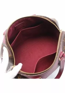 Pre-loved Retiro PM Classic Monogram Morning Glory Color Handbag PVC Genuine Leather Brown dark purple 2 Way Style LOUIS VUITTON -Louis Vuitton Shop louis vuitton 7391 5672146 7