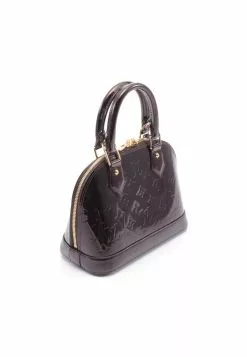Pre-loved AlmaBB Classic Monogram Patent leather dark purple red Genuine Leather Handbag dark purple 2 Way Style LOUIS VUITTON -Louis Vuitton Shop louis vuitton 7397 4962146 3
