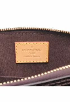 Pre-loved AlmaBB Classic Monogram Patent leather dark purple red Genuine Leather Handbag dark purple 2 Way Style LOUIS VUITTON -Louis Vuitton Shop louis vuitton 7397 4962146 5