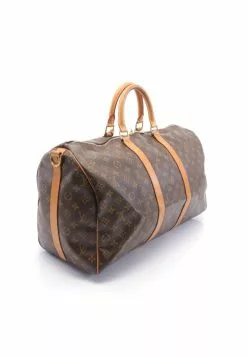 Pre-loved Keepall Bandouliere50 Classic Monogram Duffle Bag PVC Genuine Leather Brown 2 Way Style LOUIS VUITTON -Louis Vuitton Shop louis vuitton 7400 4662146 8