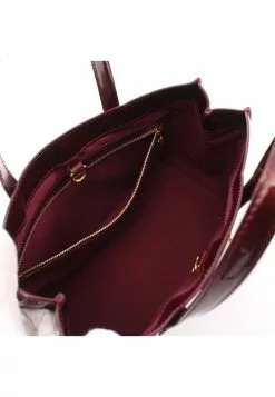 Pre-loved Wilshire PM Classic Monogram Patent leather dark purple red Genuine Leather Handbag dark purple LOUIS VUITTON -Louis Vuitton Shop louis vuitton 7403 9962146 4
