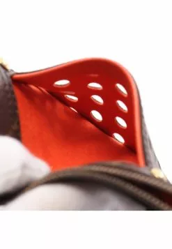 Pre-loved Pochette Pratt Classic Monogram Perfo orange red Small Pocket PVC Genuine Leather Brown orange red LOUIS VUITTON -Louis Vuitton Shop louis vuitton 7409 3772146 5