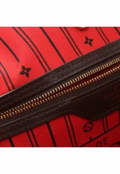 Pre-loved Neverfull MM Black checkerboard grid Shoulder Bag Tote Bag PVC Genuine Leather Brown LOUIS VUITTON -Louis Vuitton Shop louis vuitton 7409 3972146 5