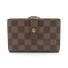 Pre-loved Portefeuille Viennois Black checkerboard grid Bi-fold Wallet PVC Brown LOUIS VUITTON -Louis Vuitton Shop louis vuitton 7411 4872146 1
