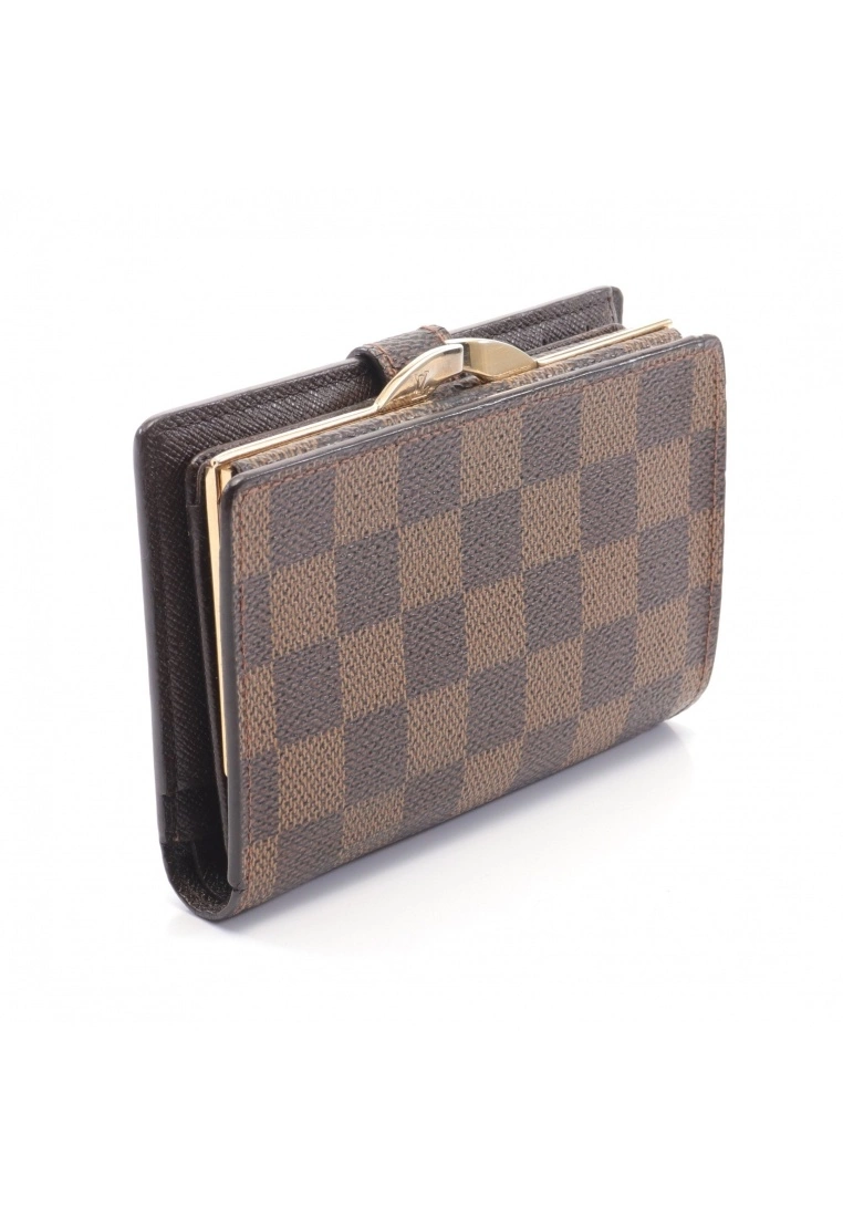 Pre-loved Portefeuille Viennois Black checkerboard grid Bi-fold Wallet PVC Brown LOUIS VUITTON 9 Pre-loved Portefeuille Viennois Black checkerboard grid Bi-fold Wallet PVC Brown LOUIS VUITTON - Image 7
