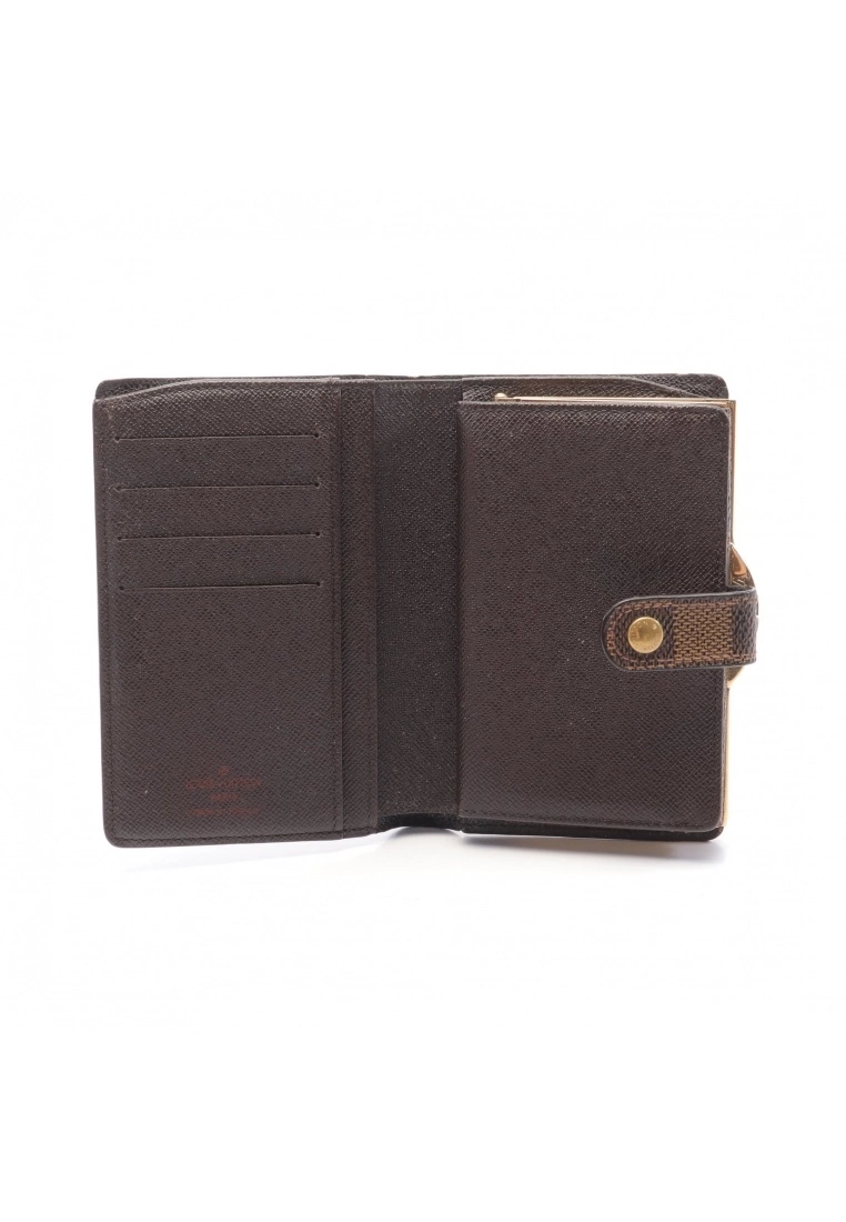 Pre-loved Portefeuille Viennois Black checkerboard grid Bi-fold Wallet PVC Brown LOUIS VUITTON 10 Pre-loved Portefeuille Viennois Black checkerboard grid Bi-fold Wallet PVC Brown LOUIS VUITTON - Image 8
