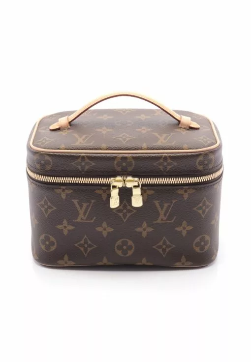Pre-loved LOUIS VUITTON Classic Monogram Handbag Toiletry Bag PVC Genuine Leather Brown 4 Pre-loved LOUIS VUITTON Classic Monogram Handbag Toiletry Bag PVC Genuine Leather Brown -Louis Vuitton Shop louis vuitton 7425 2353146 1