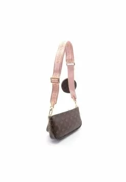 Pre-loved LOUIS VUITTON Multi Pochette Accessoires five-in-one Classic Monogram Shoulder Bag PVC Genuine Leather Brown Pink -Louis Vuitton Shop louis vuitton 7427 5653146 3