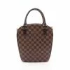 Pre-loved LOUIS VUITTON Sarria Saw Black checkerboard grid Handbag PVC Genuine Leather Brown -Louis Vuitton Shop louis vuitton 7430 8253146 1