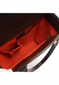 Pre-loved LOUIS VUITTON Sarria Saw Black checkerboard grid Handbag PVC Genuine Leather Brown 14 Pre-loved LOUIS VUITTON Sarria Saw Black checkerboard grid Handbag PVC Genuine Leather Brown -Louis Vuitton Shop louis vuitton 7431 8253146 5