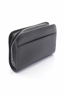 Pre-loved LOUIS VUITTON Baikal Fine grain dark grey clutch Genuine Leather clutch Black -Louis Vuitton Shop louis vuitton 7434 8453146 3