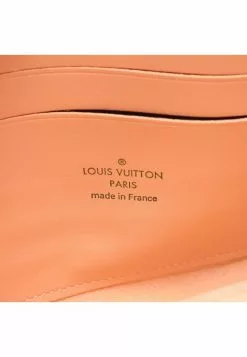 Pre-loved LOUIS VUITTON Pochette Double Zipper black checkerboard Chain Shoulder Bag PVC Genuine Leather Brown coral pink -Louis Vuitton Shop louis vuitton 7435 1653146 5