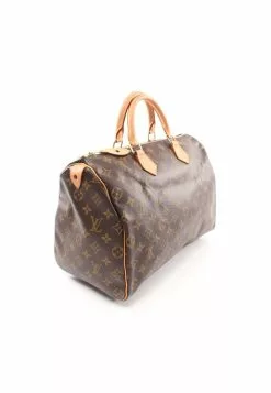 Pre-loved LOUIS VUITTON Speedy35 Classic Monogram Handbag PVC Genuine Leather Brown -Louis Vuitton Shop louis vuitton 7437 9653146 2