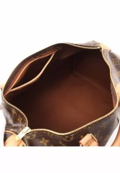 Pre-loved LOUIS VUITTON Speedy35 Classic Monogram Handbag PVC Genuine Leather Brown -Louis Vuitton Shop louis vuitton 7437 9653146 3