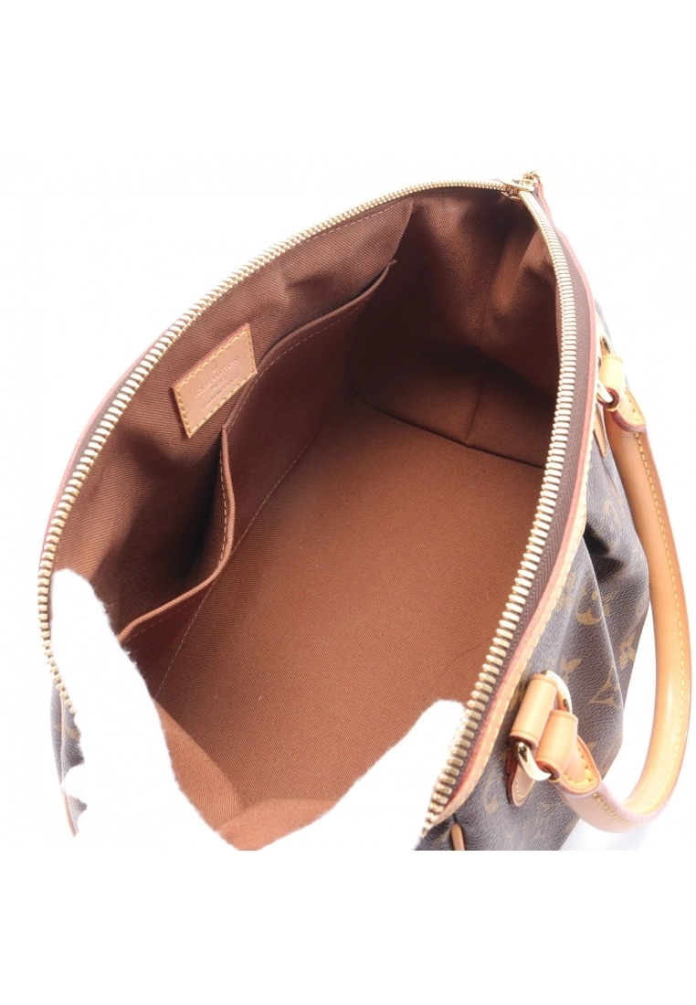 Pre-loved LOUIS VUITTON Tivoli PM Classic Monogram Handbag PVC Genuine Leather Brown 4 Pre-loved LOUIS VUITTON Tivoli PM Classic Monogram Handbag PVC Genuine Leather Brown - Image 2