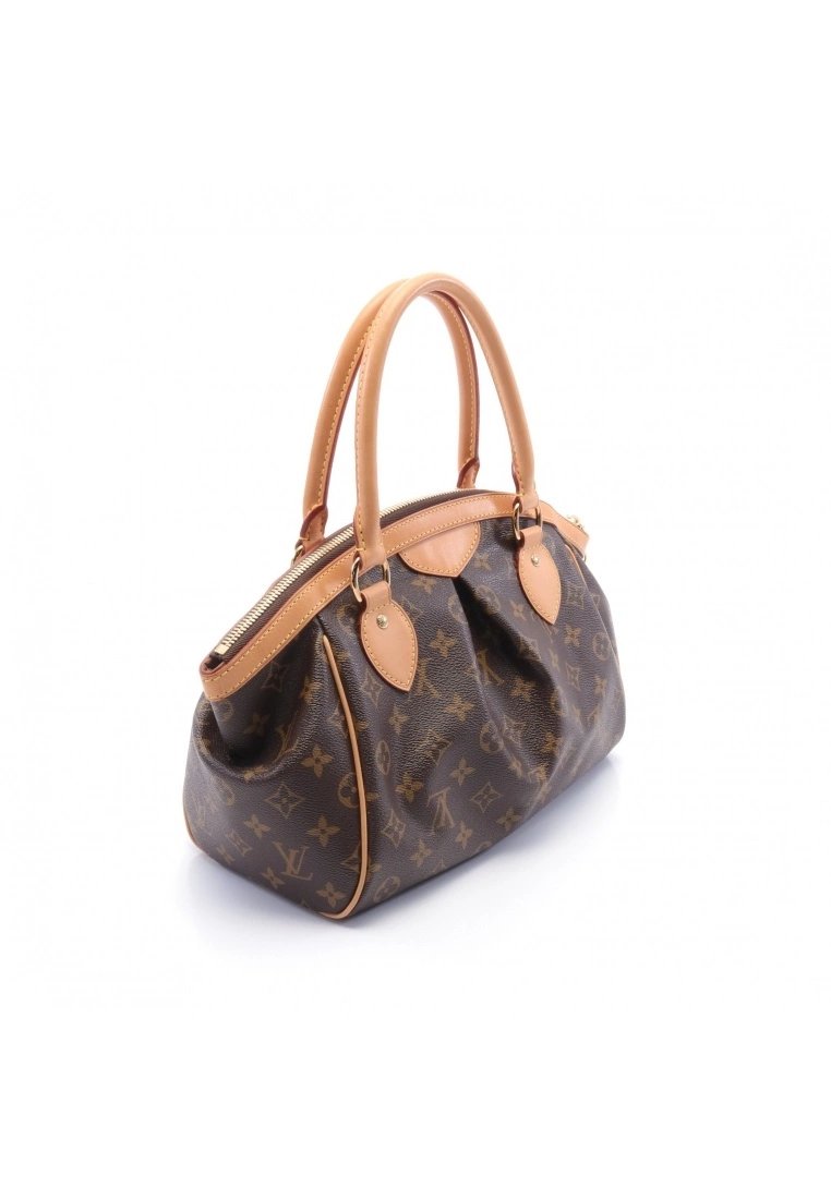 Pre-loved LOUIS VUITTON Tivoli PM Classic Monogram Handbag PVC Genuine Leather Brown 8 Pre-loved LOUIS VUITTON Tivoli PM Classic Monogram Handbag PVC Genuine Leather Brown - Image 6