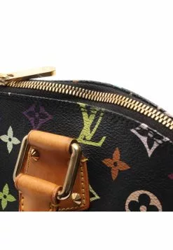 Pre-loved LOUIS VUITTON Alma Classic Monogram multi Black Handbag PVC Genuine Leather Black -Louis Vuitton Shop louis vuitton 7442 6553146 3