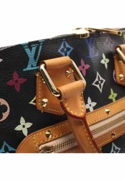 Pre-loved LOUIS VUITTON Alma Classic Monogram multi Black Handbag PVC Genuine Leather Black -Louis Vuitton Shop louis vuitton 7442 6553146 4