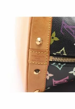 Pre-loved LOUIS VUITTON Alma Classic Monogram multi Black Handbag PVC Genuine Leather Black -Louis Vuitton Shop louis vuitton 7443 6553146 6