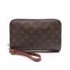 Pre-loved LOUIS VUITTON Orsay Classic Monogram clutch PVC Genuine Leather Brown -Louis Vuitton Shop louis vuitton 7444 6063146 1