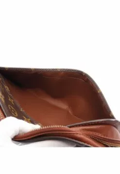 Pre-loved LOUIS VUITTON Orsay Classic Monogram clutch PVC Genuine Leather Brown -Louis Vuitton Shop louis vuitton 7445 6063146 3