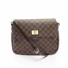Pre-loved LOUIS VUITTON Besace Rosebery Black checkerboard grid Shoulder Bag PVC Genuine Leather Brown -Louis Vuitton Shop louis vuitton 7451 0063146 1