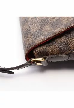 Pre-loved LOUIS VUITTON Besace Rosebery Black checkerboard grid Shoulder Bag PVC Genuine Leather Brown -Louis Vuitton Shop louis vuitton 7451 0063146 3