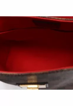 Pre-loved LOUIS VUITTON Besace Rosebery Black checkerboard grid Shoulder Bag PVC Genuine Leather Brown -Louis Vuitton Shop louis vuitton 7452 0063146 4