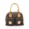 Pre-loved LOUIS VUITTON Manhattan PM Classic Monogram Handbag PVC Genuine Leather Brown -Louis Vuitton Shop louis vuitton 7455 0753146 1