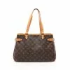 Pre-loved LOUIS VUITTON Batignolles Horizontal Classic Monogram Shoulder Bag PVC Genuine Leather Brown