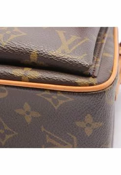 Pre-loved LOUIS VUITTON Viva cite MM Classic Monogram Shoulder Bag PVC Genuine Leather Brown -Louis Vuitton Shop louis vuitton 7463 0653146 4